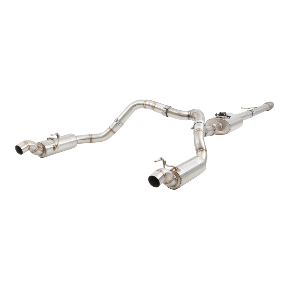 XForce (22-25) Silverado 1500 ZR2 304SS 3" Varex Valved Cat-Back Exhaust with 4" OD Tips