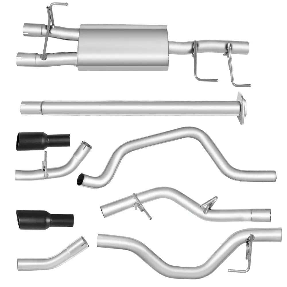 15-20 Ford F-150 2.7L/3.5L/5.0L Cat-Back Exhaust with 4" OD Tips