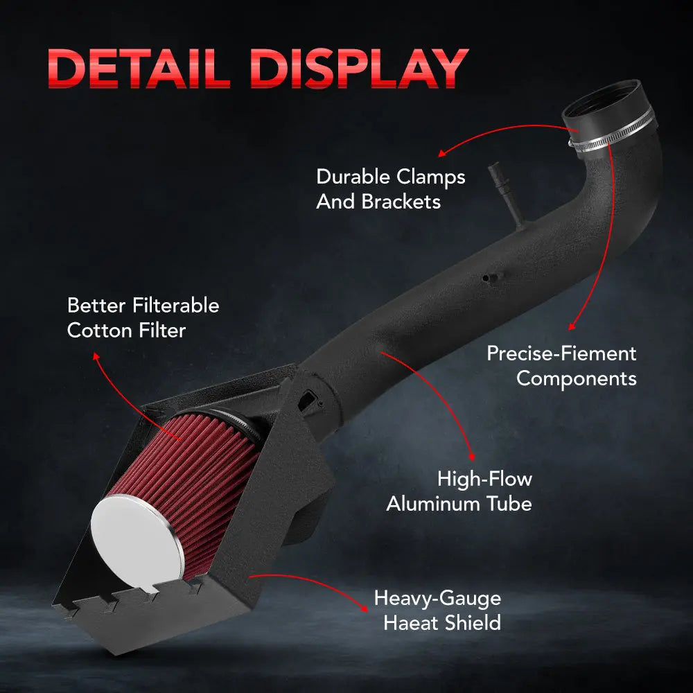 (11-14) Ford F-150 5.0L Cold Air Intake with Oiled Filter
