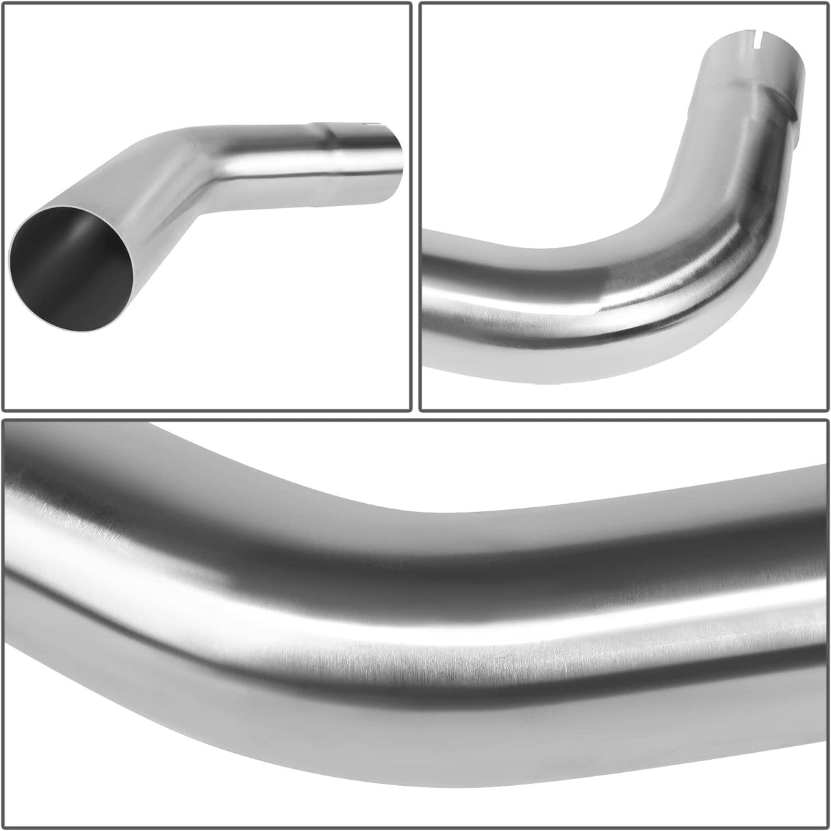 Kingman Speed® Universal Stainless Steel DIY Custom Exhaust Tubing Straight & U-Bend Kit