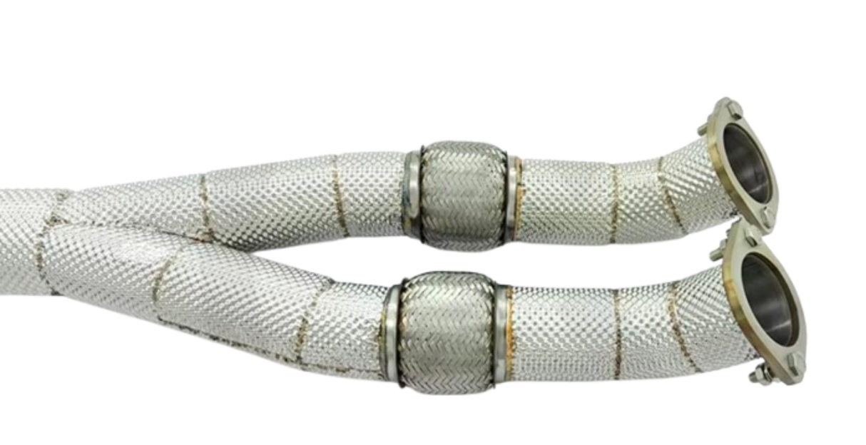 09-24 Nissan GT-R R35 VR38DETT 304SS Catless Exhaust Mid-Pipe