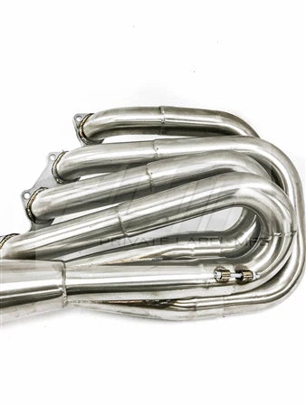 PLM® (88-01) Power Driven B-Series Hood Exit Race Header with 4-1 Megaphone (B18/B20)