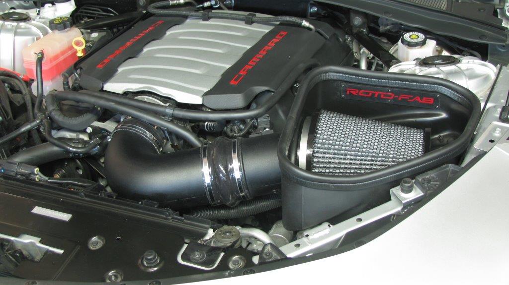 Roto-Fab® (16-24) Camaro SS LT1 Sound Tube Delete Cold Air Intake with Dry Filter