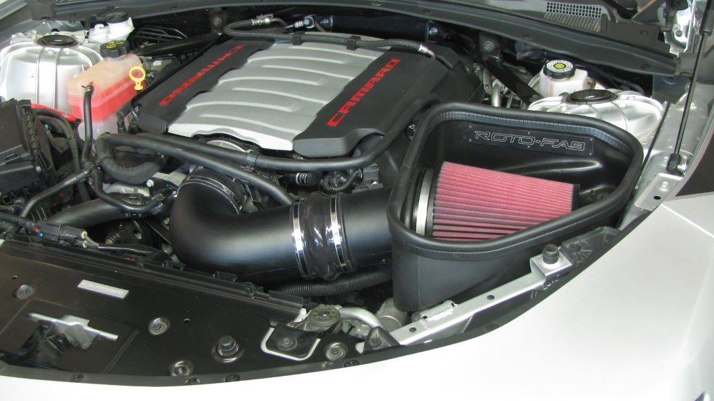 Roto-Fab® (16-24) Camaro SS Sound Tube Delete Cold Air Intake with Oiled Filter