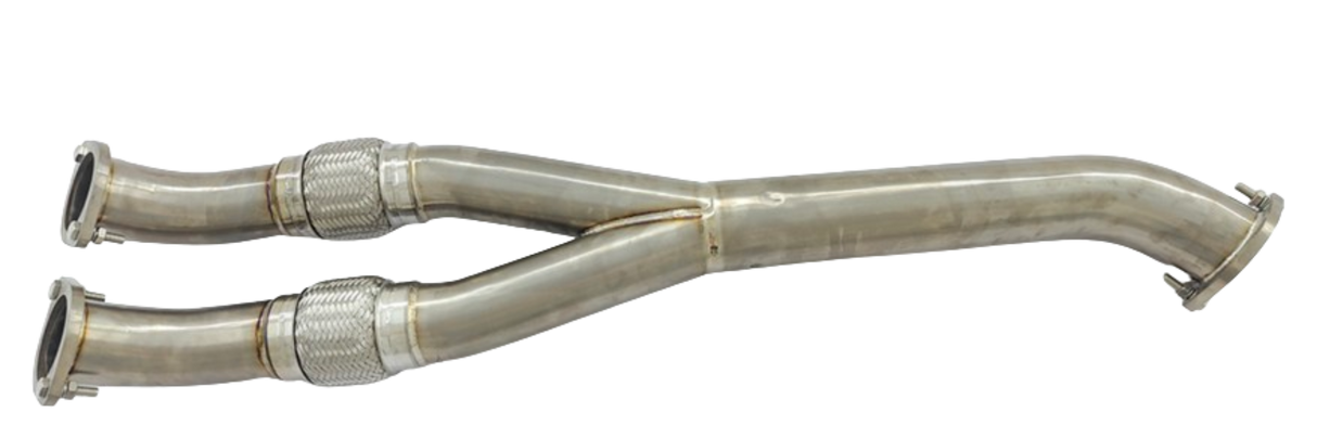 09-24 Nissan GT-R R35 VR38DETT Titanium Catless Exhaust Mid-Pipe