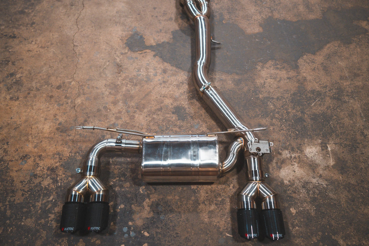 Valvetronic Designs® BMW F87 M2 Competition Equal Length Valved Sport Cat-Back Exhaust with 4" OD Tips