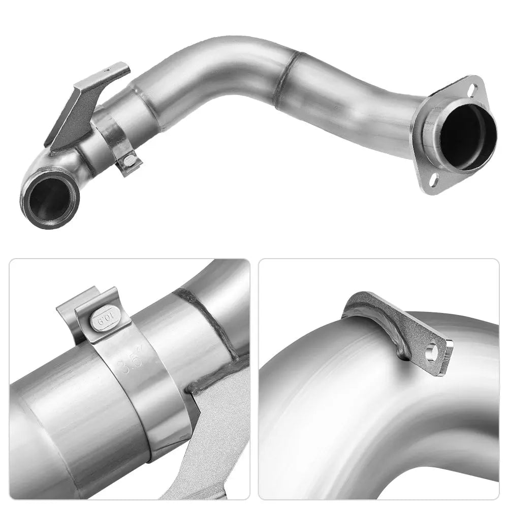 F-250/F-350/F-450 6.7L PowerStroke 4" Catless Exhaust Down Pipe