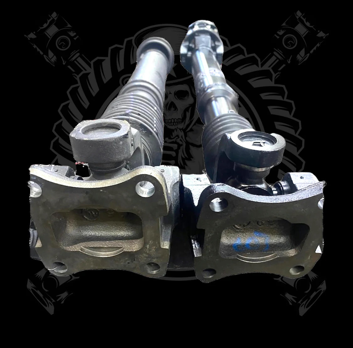 East Coast Driveline® (19-25) RAM 4500/5500 AS66RC Front Driveshaft with New Transfer Case Flange Yoke