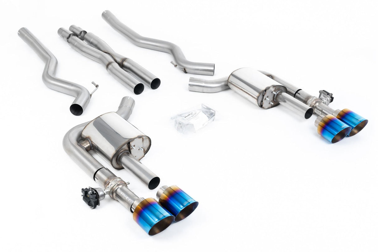 Milltek® (24-26) Mustang GT S650 Active Valved Cat-Back Exhaust with X-Pipe