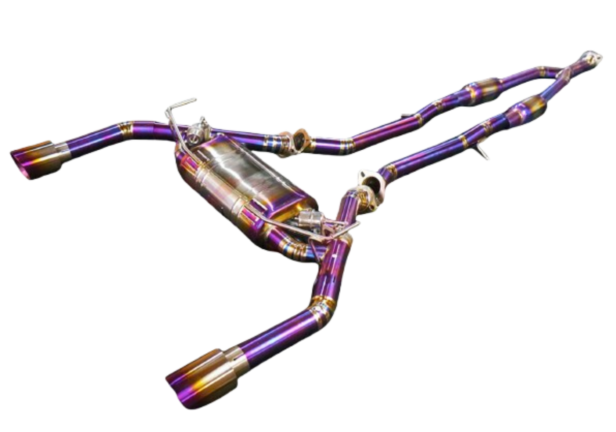 Infiniti Q50/Q60 3.0L V37 VR30DT Purple Titanium Cat-Back Exhaust