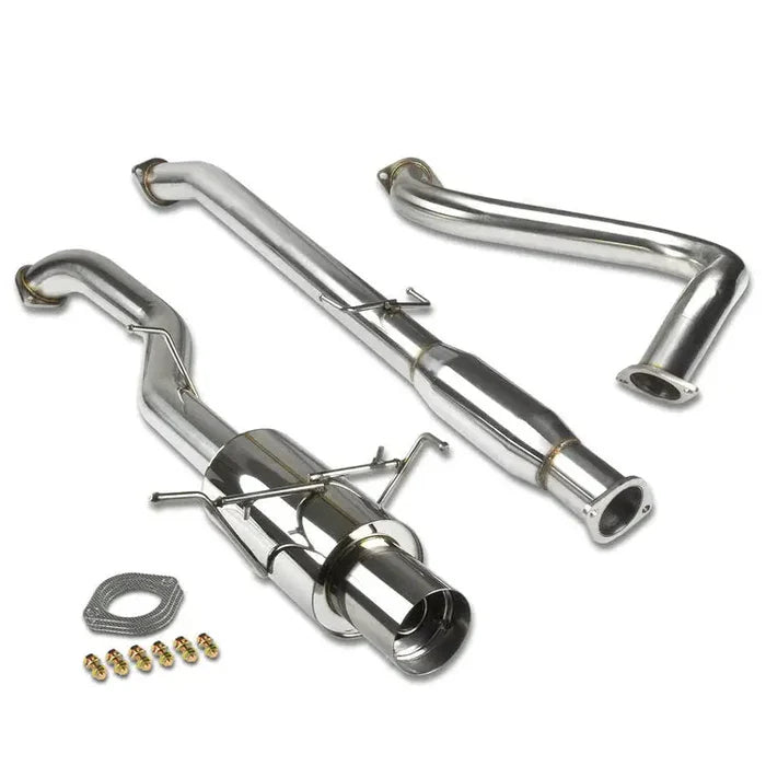 Flashark 07-12 Nissan Sentra SE-R Spec-V B16 2.5L Cat-Back Exhaust with 4" OD Tip