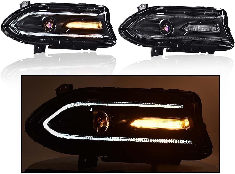 15-23 Dodge Charger Passenger Side Head Light DRL Strip (Halogen)