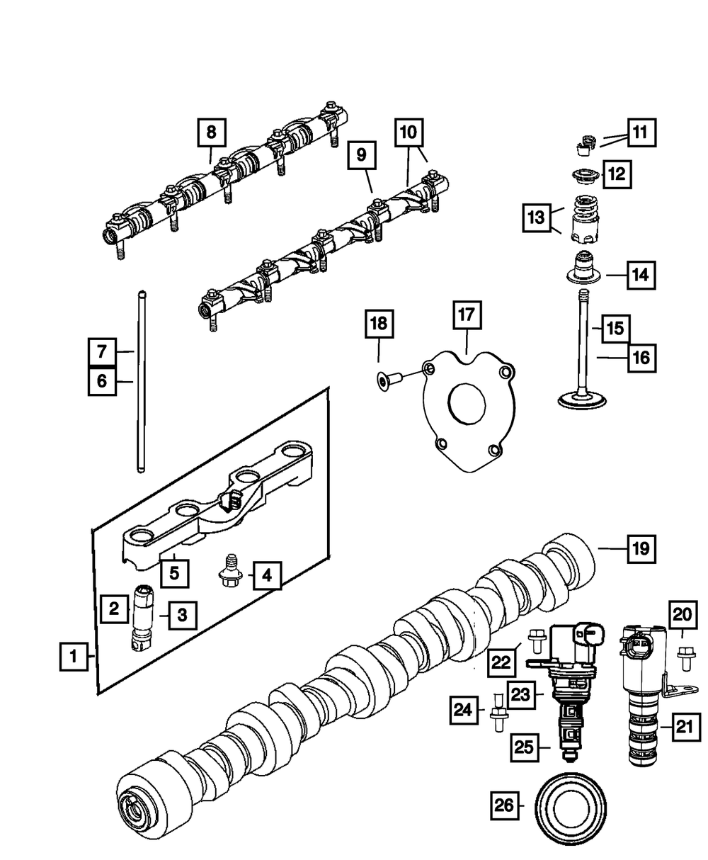 Mopar® #53022338AB (11-23) Mopar V8 Oil Control Valve