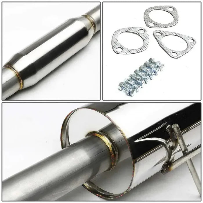 (94-97) Honda Accord 2.2L 2.5" Cat-Back Exhaust with 4.5" OD Tip