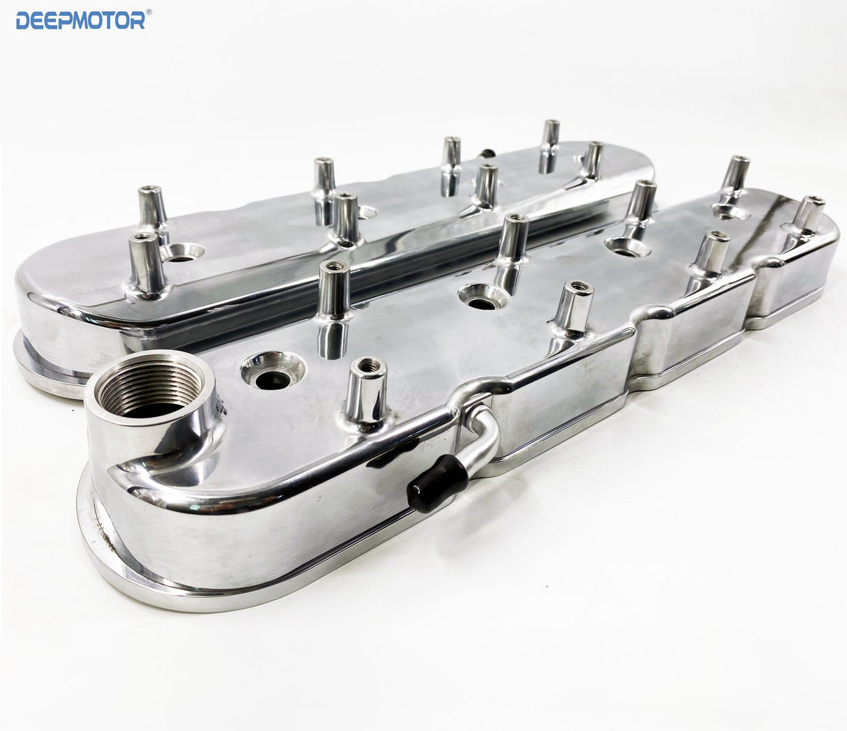 LS Cast Aluminum Tall Valve Covers for LS1 LS2 LS3 LS6 5.3 6.0 Polished