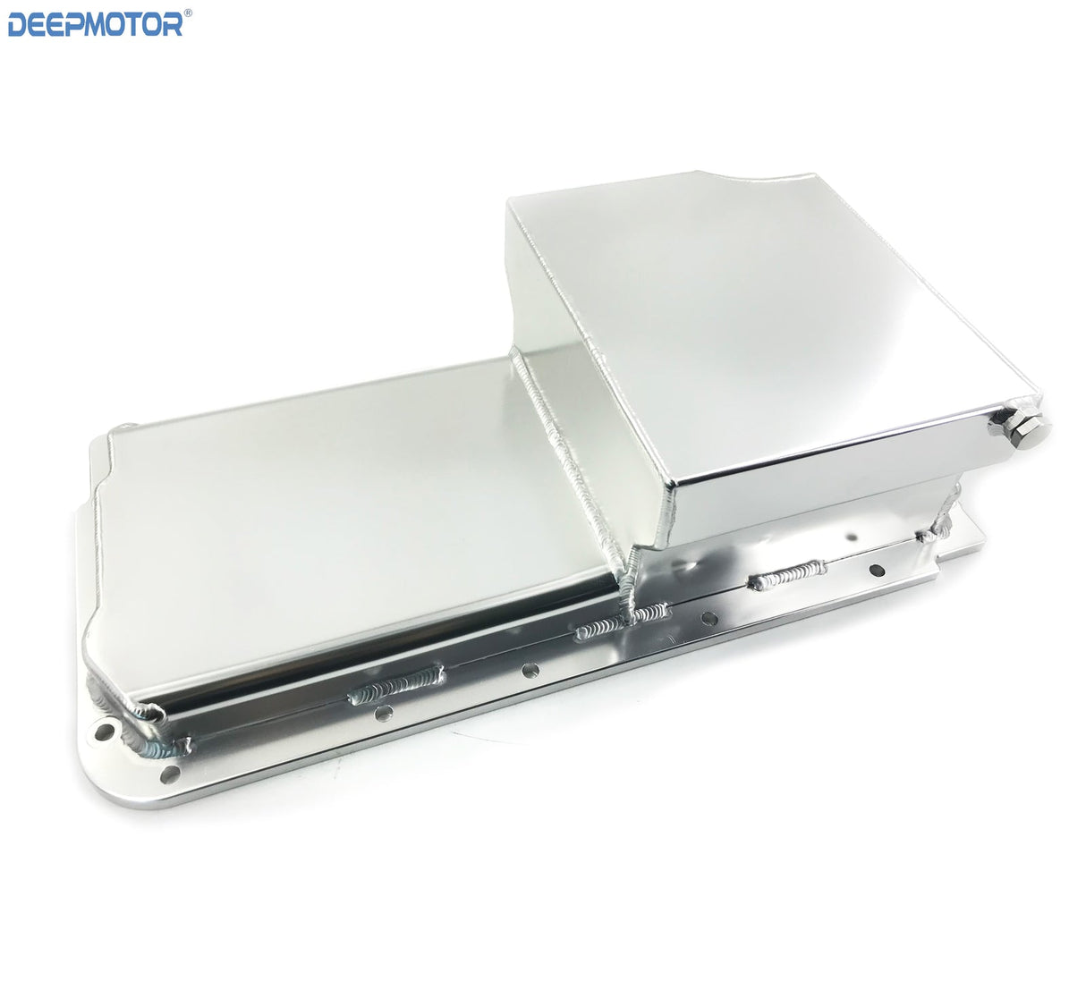Deepmotor Fabricated Aluminum LS Rear Sump Light Oil Pan with Oil Filter Adapter