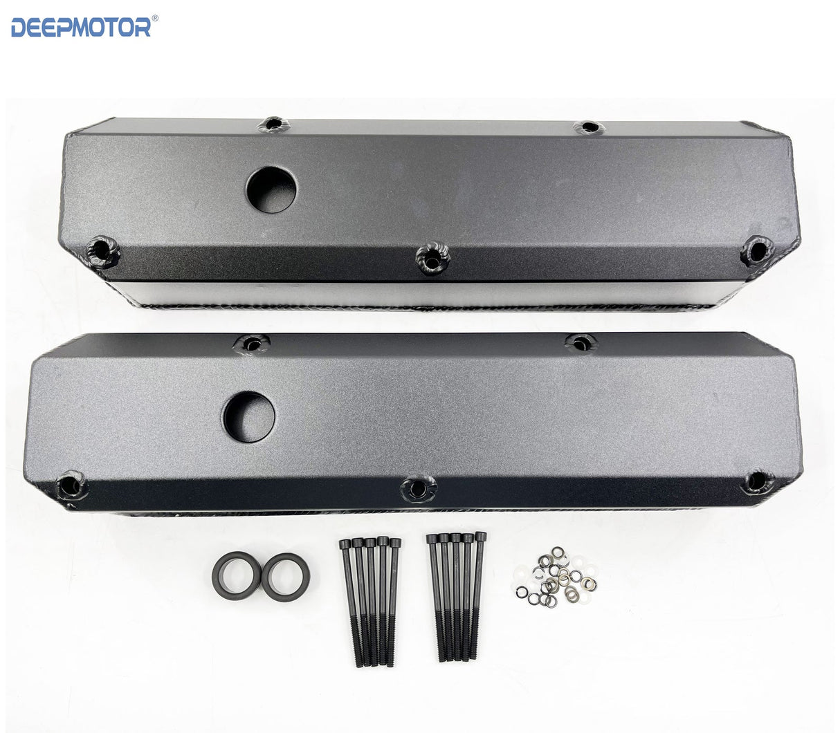 Aluminum Tall Valve Cover for Small Block Chrysler Mopar 318 340 360 Black