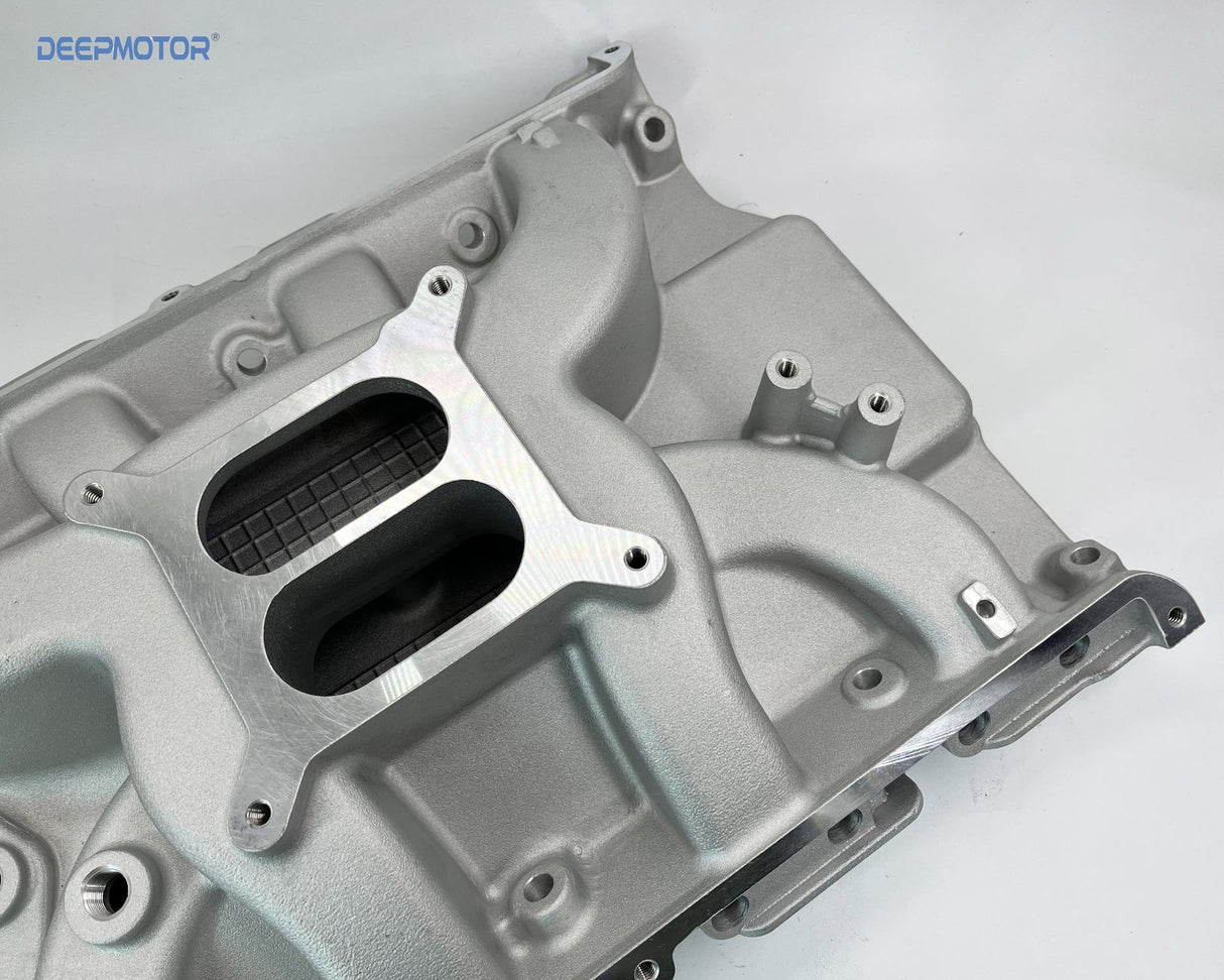 Deepmotor Aluminum Square Bore Dual Plane Intake Manifold for Ford 332 428 FE