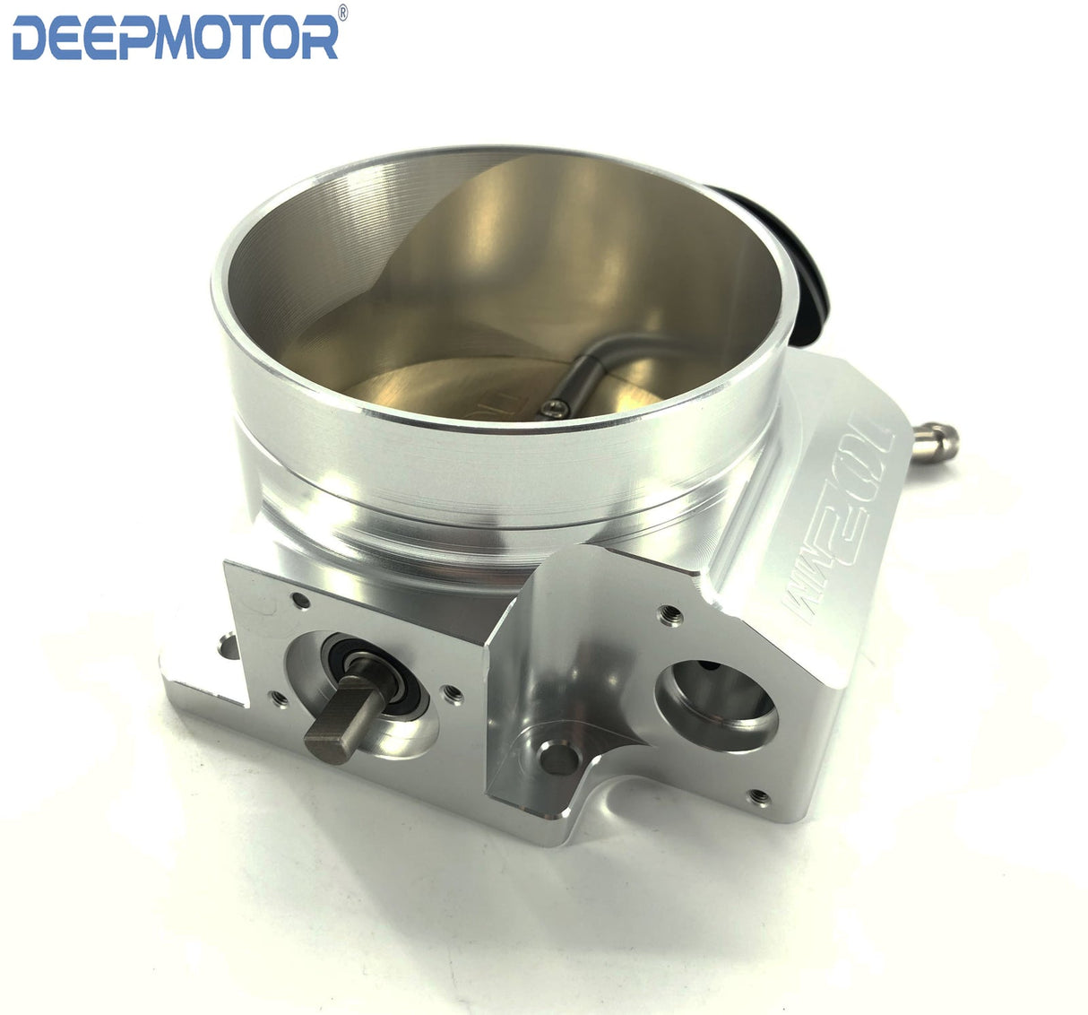 LS1 LS2 LS6 102mm Billet Throttle Body LS 4 Bolt + Throttle Cable Bracket Silver