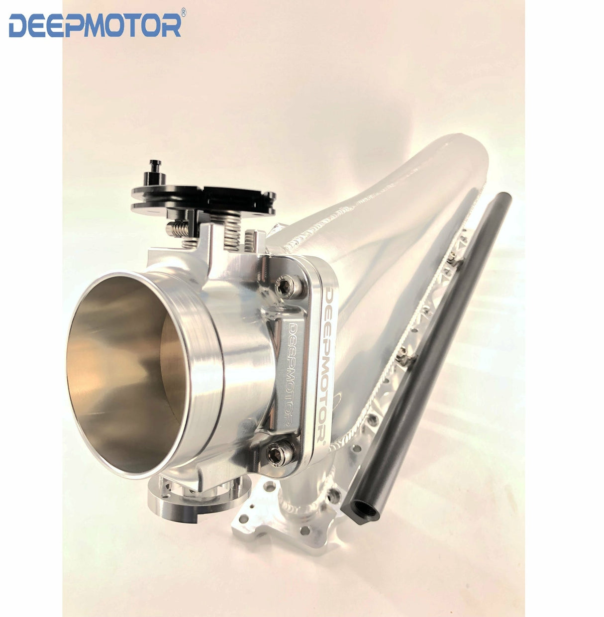 RB25 RB25DET Billet Intake Manifold Fuel Rail 90mm Throttle Body + Control Cable