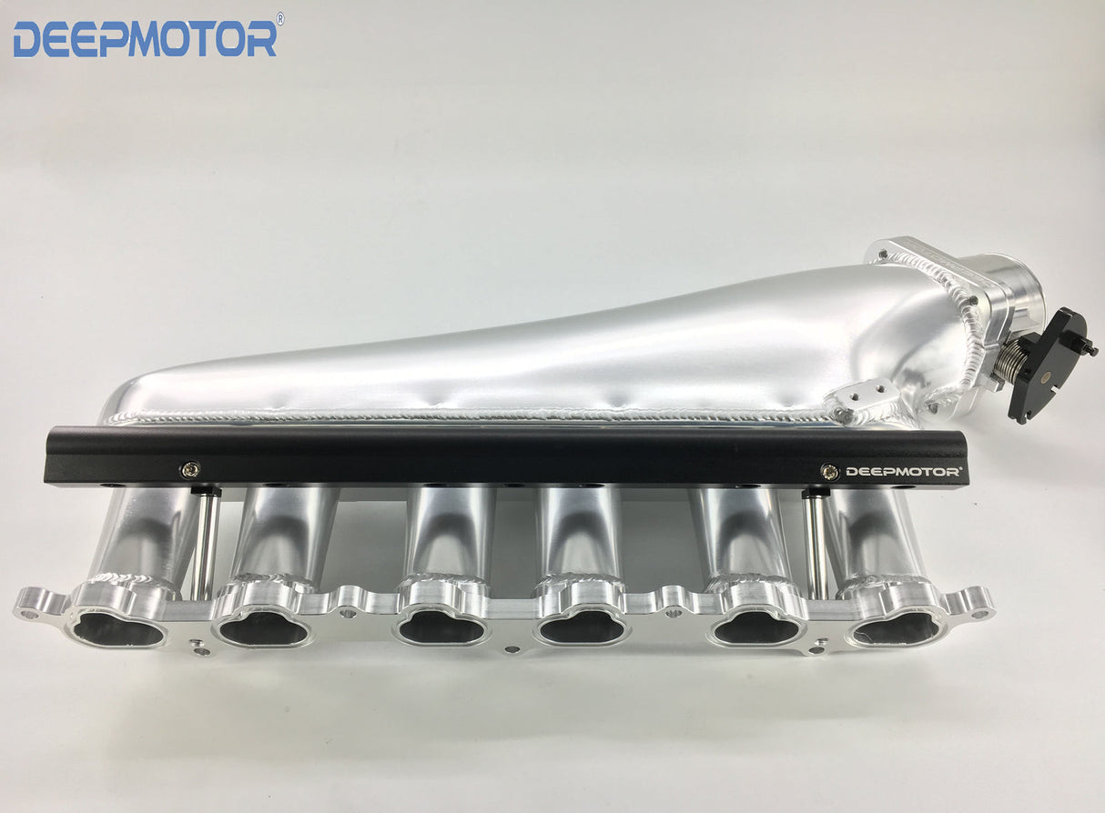 Deepmotor 1JZ GTE Billet Intake Manifold Fuel Rail 90mm Throttle Body Set +Cable
