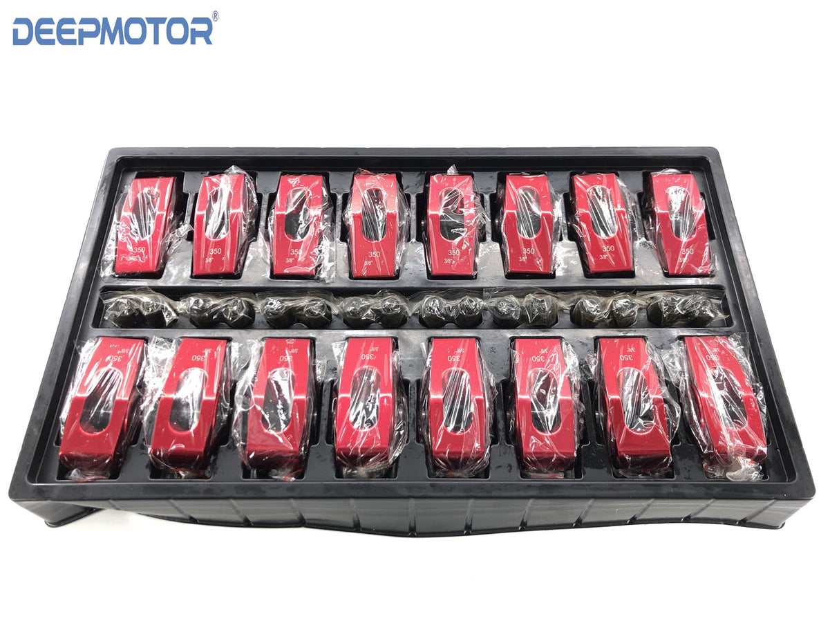 Deepmotor 1.6 Ratio 3/8’’ Aluminum Rocker Arm Set for SBC 350 Small Block Chevy