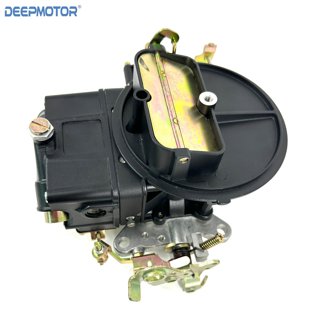 Deepmotor 2 Barrel Carburetor 350 CFM Manual Choke Black