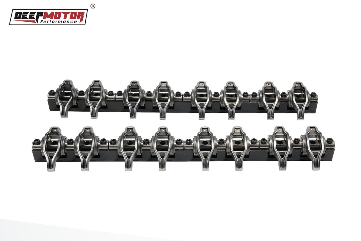 1.7 Ratio Shaft Mount Rocker Arm with Upgraded Trunion Kit for Chevy LS1 LS2 LS6