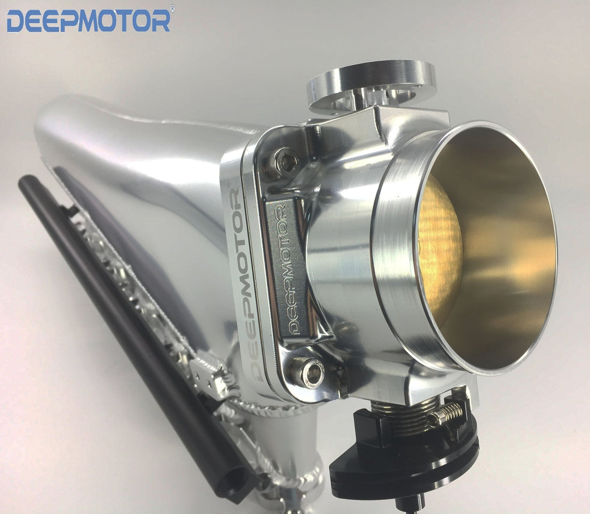 Deepmotor 1JZ GTE Billet Intake Manifold Fuel Rail 90mm Throttle Body Set +Cable
