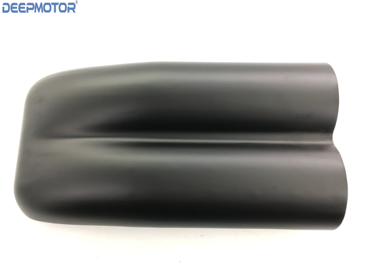 Aluminum Finned Shotgun Intake Air Hood Scoop Single & Dual Carbs Setup Black