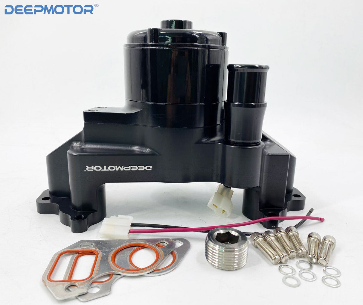 Deepmotor CNC LS LS1 LS2 LS3 LS6 6.0 Electric Water Pump Aluminum Black