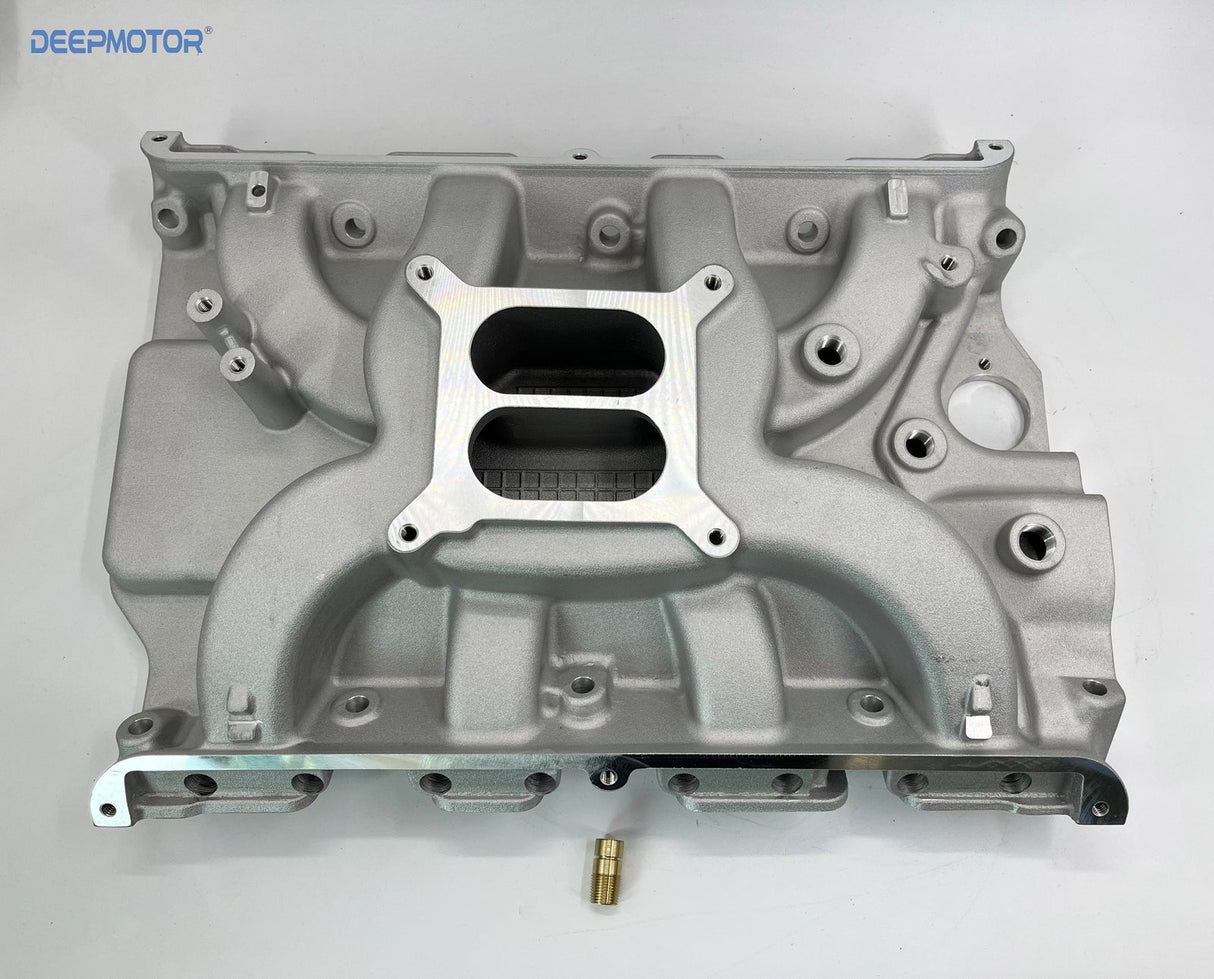 Deepmotor Aluminum Square Bore Dual Plane Intake Manifold for Ford 332 428 FE