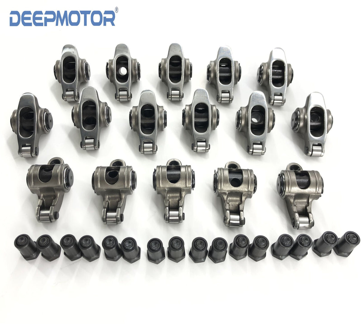 Deepmotor SBC 350 Self-Aligning Stainless Steel 1.6Ratio 3/8'' Roller Rocker Arm