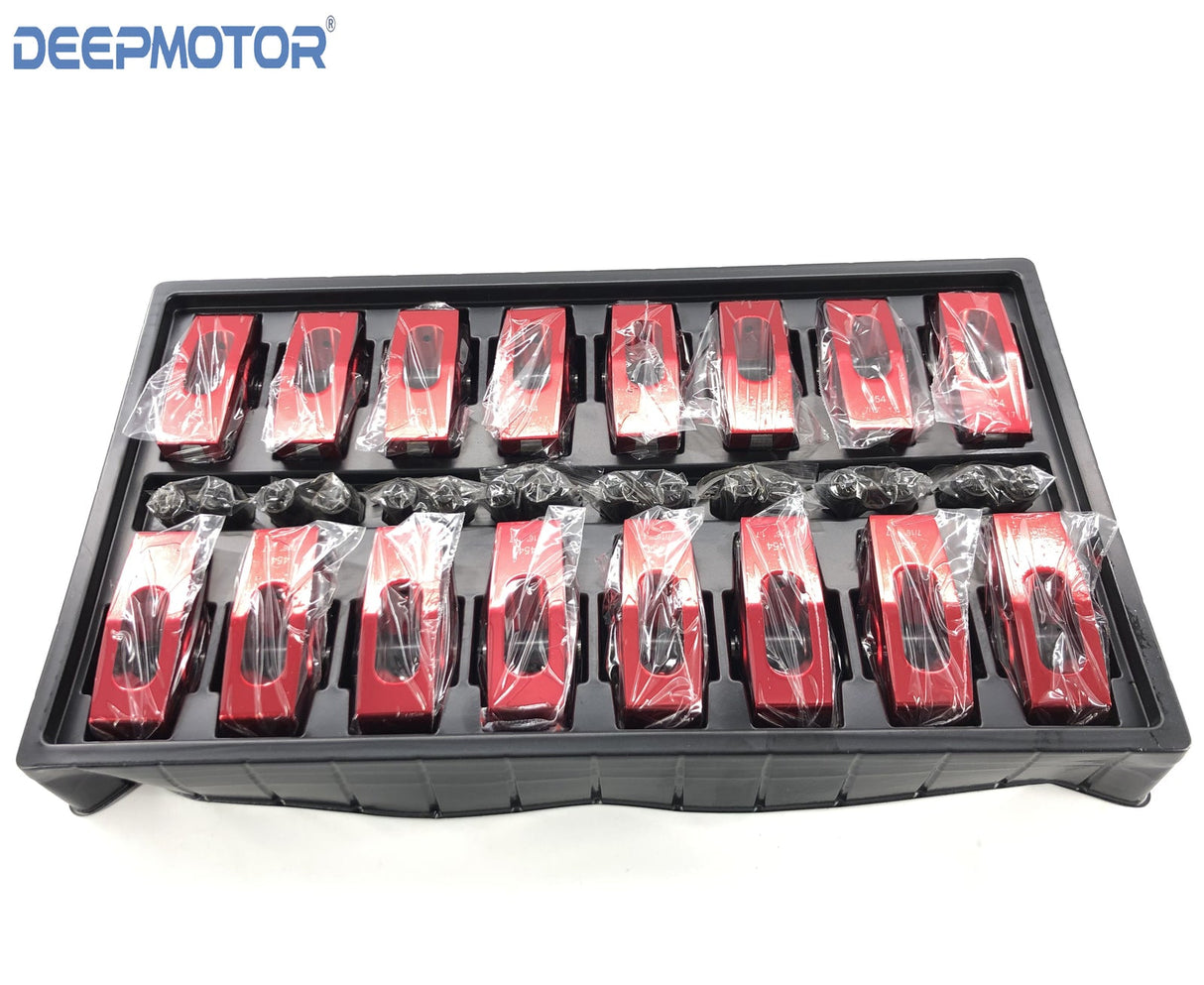 Deepmotor Aluminum Roller Rocker Arm for Chevy BBC 454 396 427 1.7 Ratio 7/16''