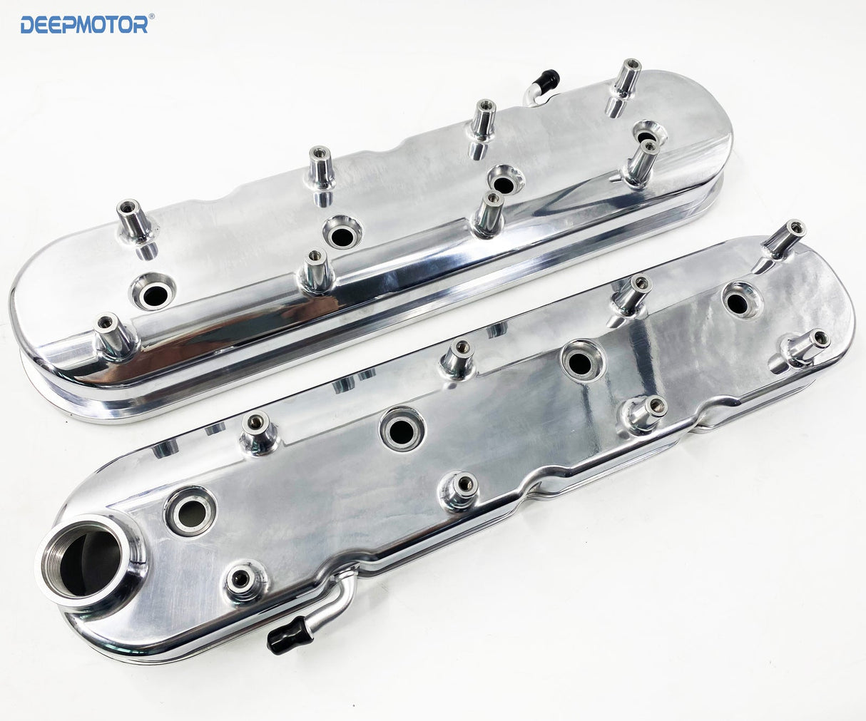 LS Cast Aluminum Tall Valve Covers for LS1 LS2 LS3 LS6 5.3 6.0 Polished