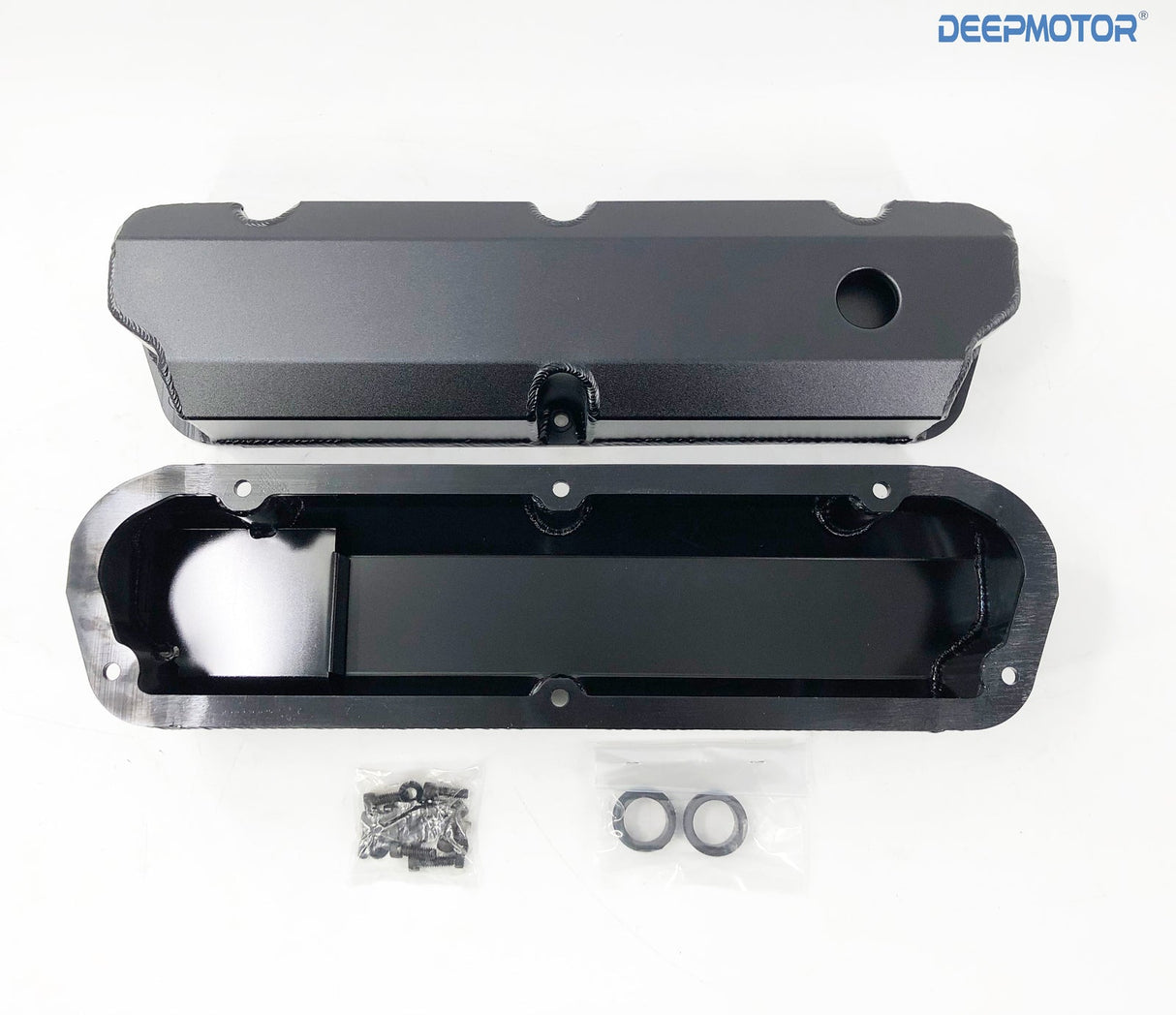Aluminum Fabricated Tall Valve Cover for Small Block Ford SBF 289 302 351w/Holes