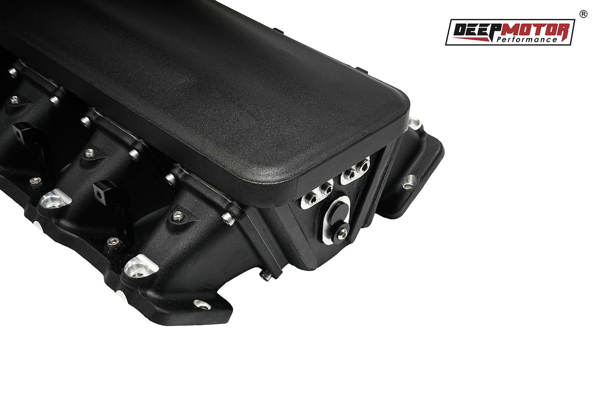 Deepmotor LS3 L92 102mm Casting Bolted Intake Manifold with Fuel Rails Black