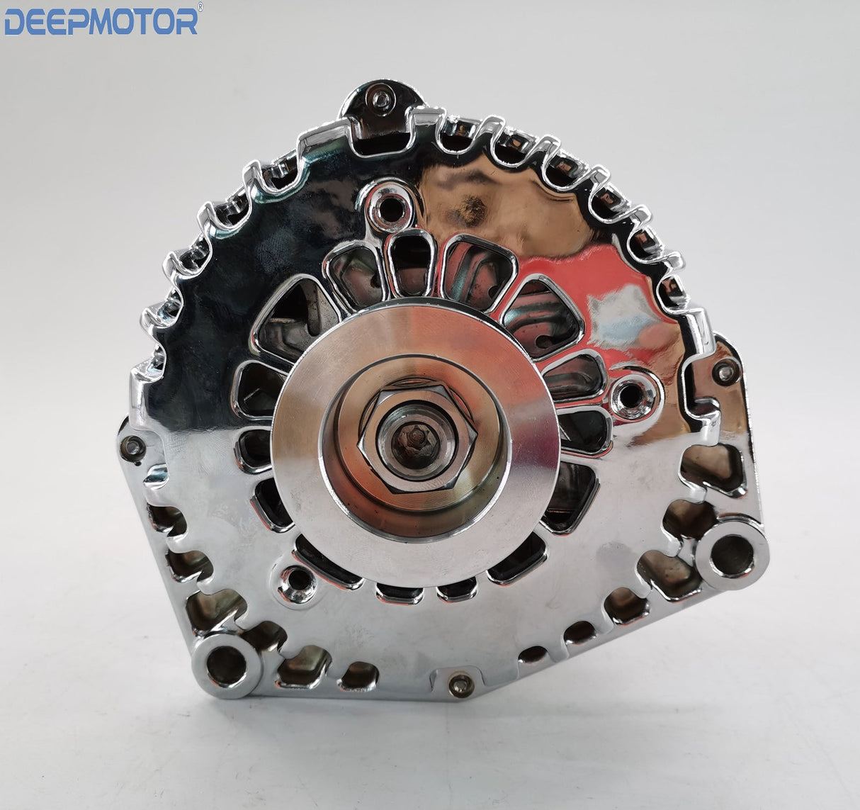 For GM LS Truck AD244 220 AMP CHROME ALTERNATOR SERPENTINE BELT 4 Pin Connector