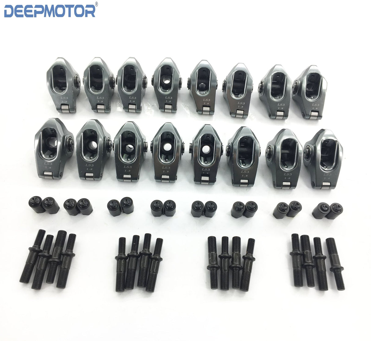 Deepmotor LS3/L92 5,7L Pedestal Mount 1.8 Ratio Aluminum Rocker Arms