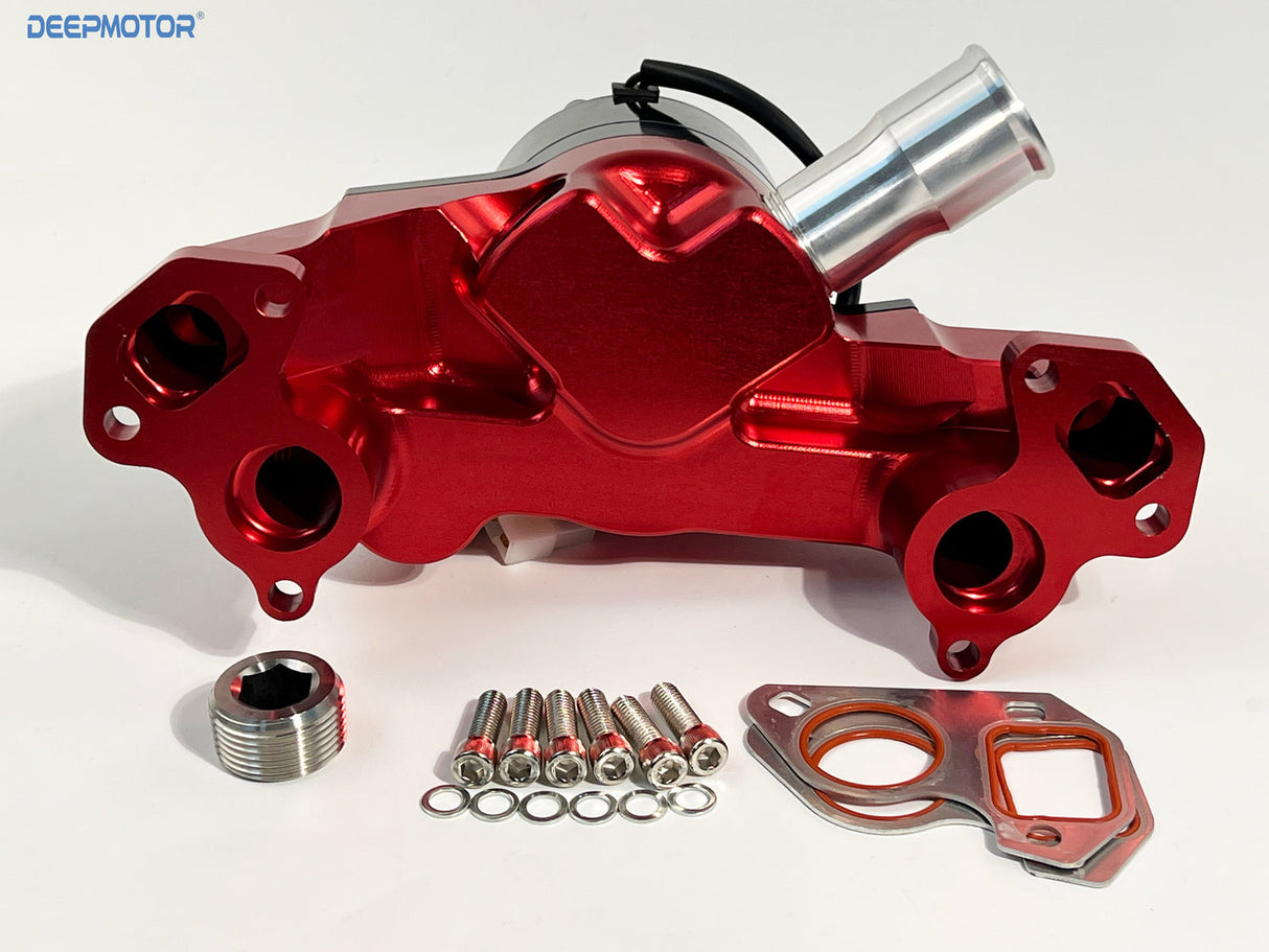 Deepmotor CNC LS LS1 LS2 LS3 LS6 6.0 Electric Water Pump Aluminum Red