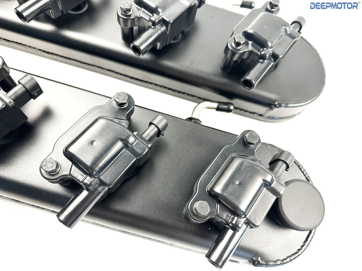 LS Fabricated Valve Covers with D510C Ignition Coils for LS1 LS2 LS3 LS6 5.3 6.0