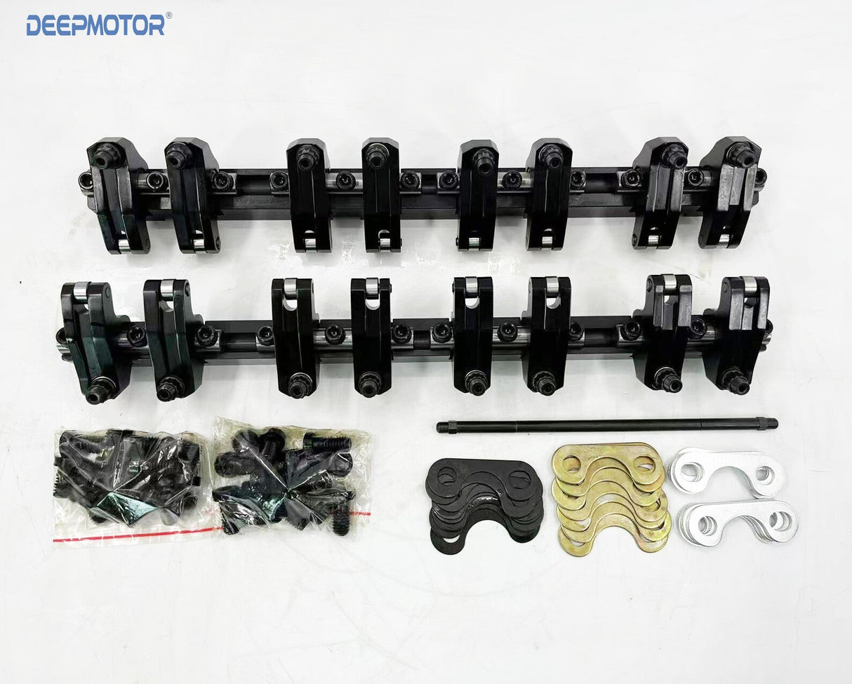 Deepmotor Aluminum 1.6 Ratio Shaft Mount Roller Rocker Arm Chevy SBC 350 400