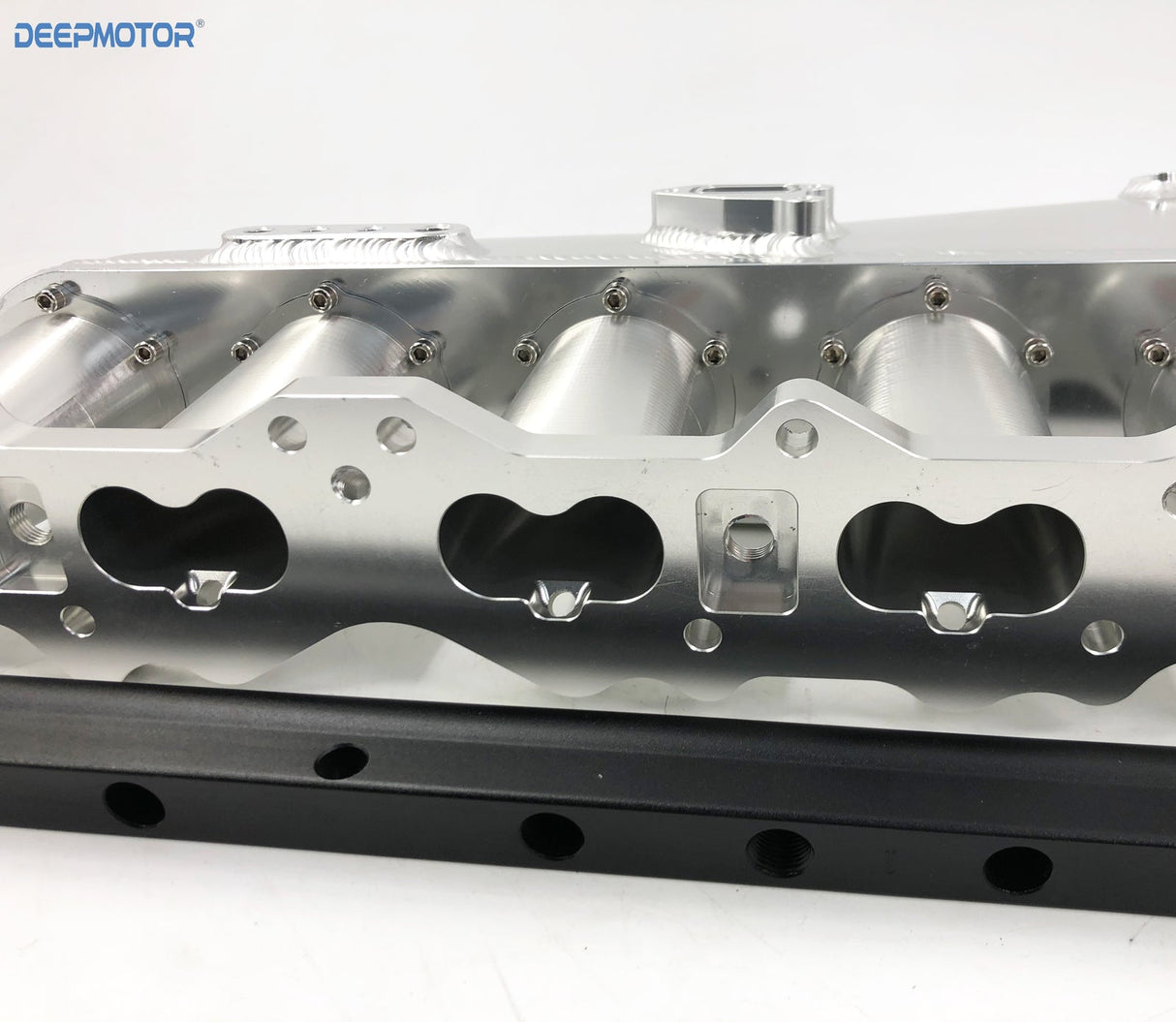 CNC RB25DET RB25 90mm Intake Manifold Fuel Rail Throttle Body Set 6 Injector Sil