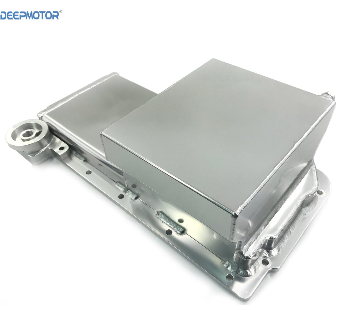 Deepmotor Aluminum Front Sump LS1 LS2 LS6 Oil Pan w/billet Oil Filter Adapter