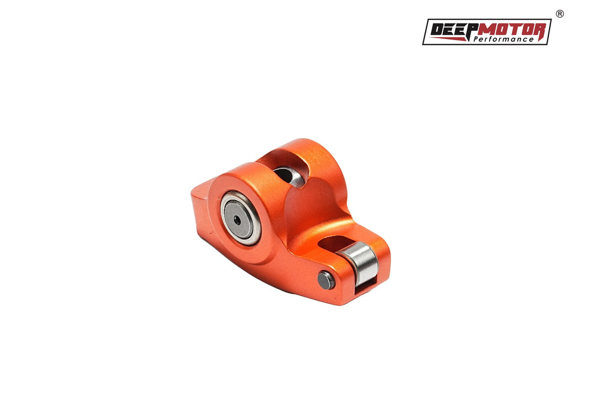 Deepmotor 2024-T6 Aluminum 1.6 Ratio 3/8'' Roller Rocker Arms for Chevy SBC 350