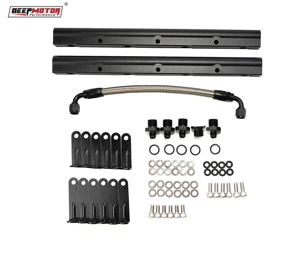 Deepmotor Aluminum Single Plane EFI Intake Manifold for LS3 L92 with Fuel Rails