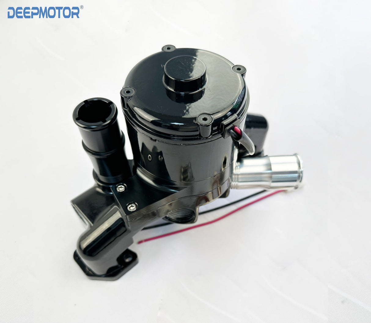 Deepmotor LS1 LS2 LS3 LS6 6.0 Engines Electric Water Pump 35+ GPM Aluminum Black