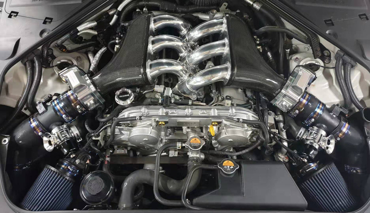 Deepmotor GTR R35 VR38DETT Billet Intake Manifold for 09-UP Nissan plenum Black