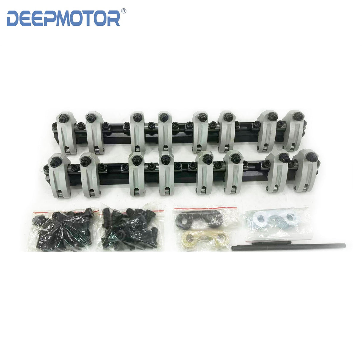 Deepmotor Aluminum 1.5 Ratio Shaft Mount Roller Rocker Arm for Chevy SBC 350 400