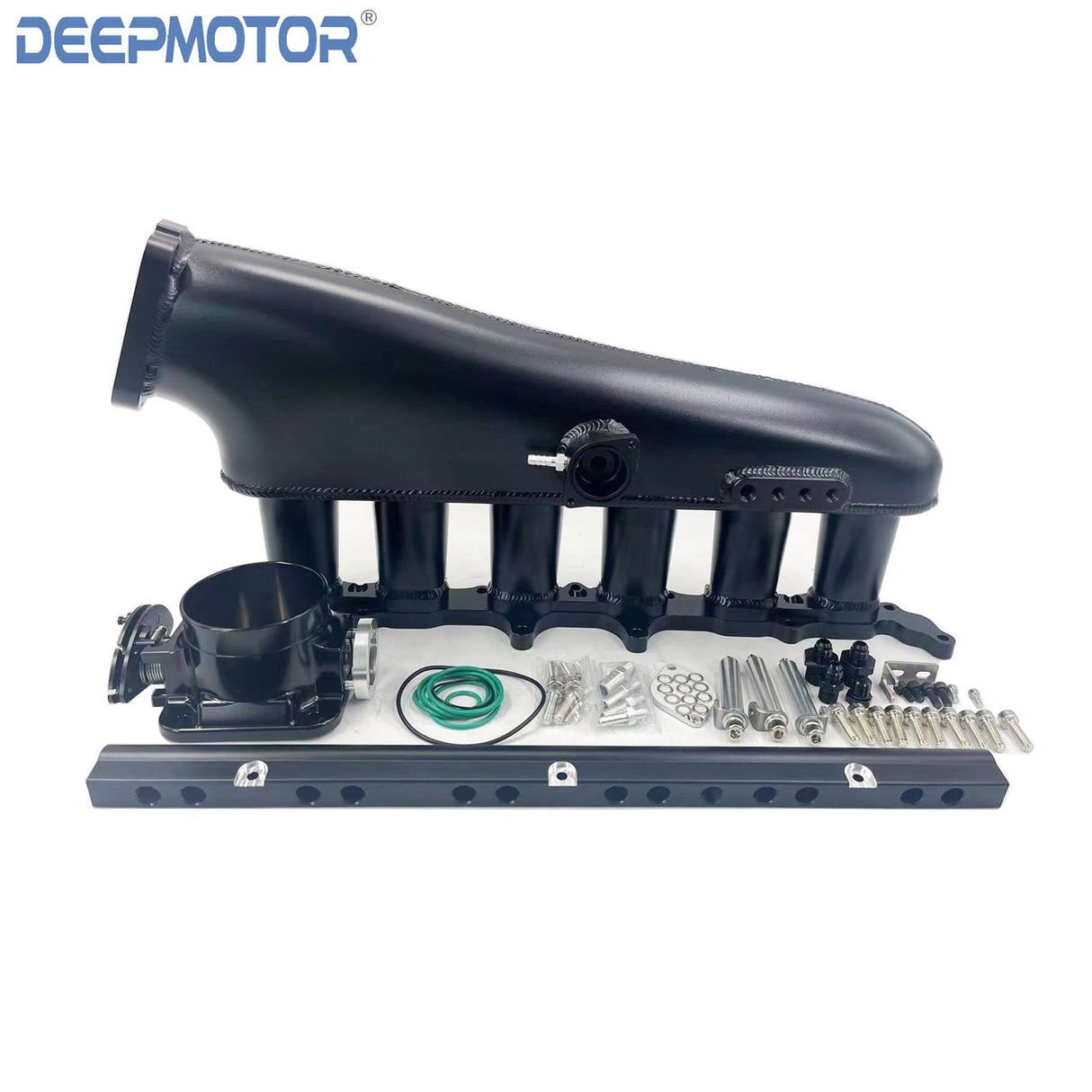 2JZ-GE Intake Manifold with 12 injectors port +90mm Throttle Body +Fuel Rail Set